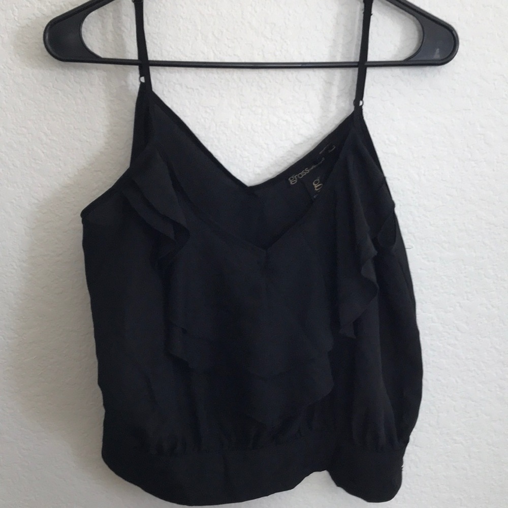 GRASS COLLECTION ruffled cami SZ L